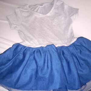 Girls Size 18 To 24 Month. Old Navy Gray and Multicolor Dress